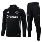 Inter Miami CF Training Sweatshirts Viertelreißverschluss 2025-26 Schwarze